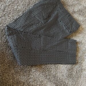 Banana Republic Black and White Ryan Patterned Pants, Size 6